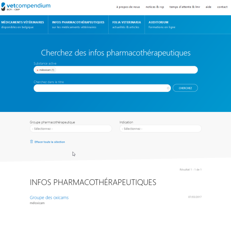 SearchInfosPharmaco